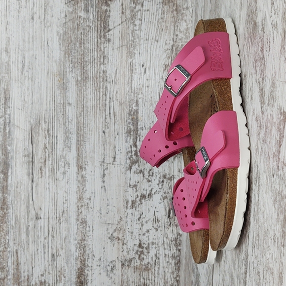 🟪NIB Sz 36 Birkenstock Birki's Pink Freeport Slide Sandal - Picture 4 of 16